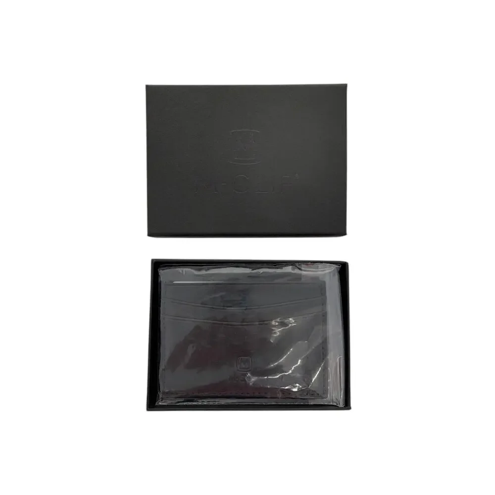 M-CLIP Leather RFID Case Horizontal in Black